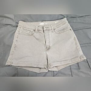 Old Navy Women's Light Gray Jean Shorts